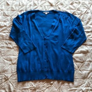 NY &Co Size M 3/4 Sleeve Lightweight Cardigan